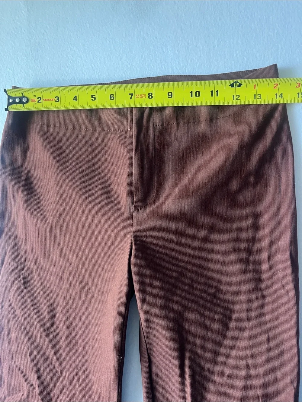 Women's Ylos Brown 95% Cotton European Pants Size 38(us size 6)
